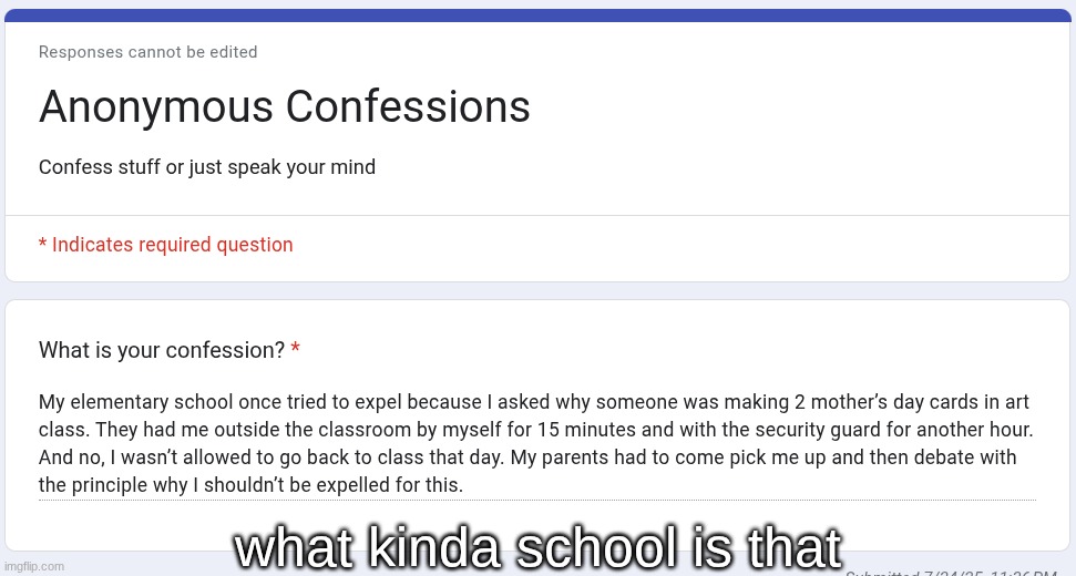 what kinda school is that | made w/ Imgflip meme maker