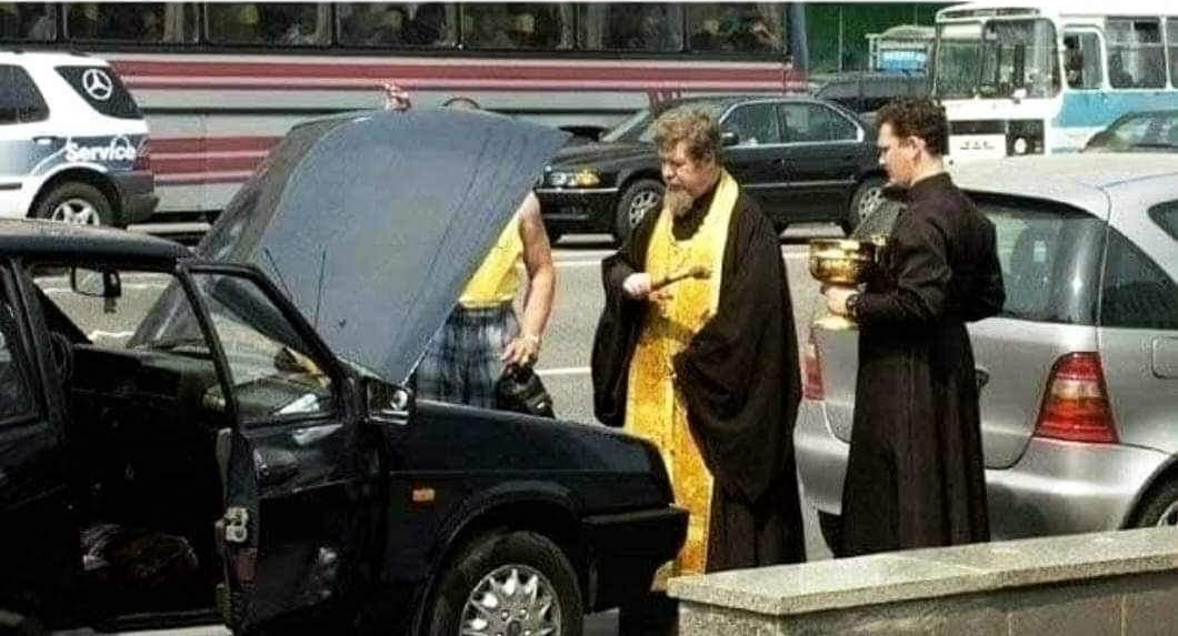 Mechanic priests Blank Meme Template