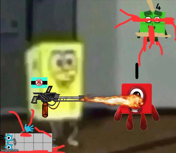 bobe gnops hates Numberblocks | image tagged in numberblocks,bobe gnops,funny,memes,humanity restored,anti numberblocks | made w/ Imgflip meme maker