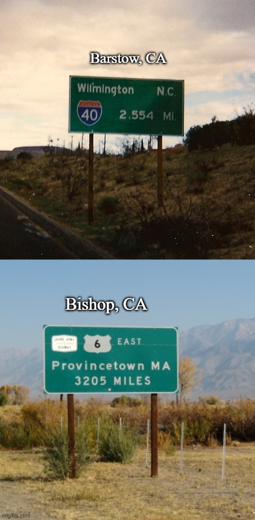 Barstow, CA Bishop, CA | made w/ Imgflip meme maker