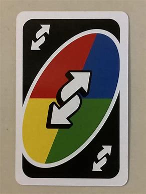 High Quality Multicoloured reverse card Blank Meme Template