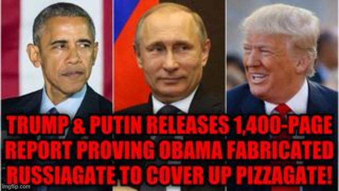 Trump & Putin Releases 1,400-Page Report Proving Obama Fabricated Russiagate to Cover Up Pizzagate! (Video) 