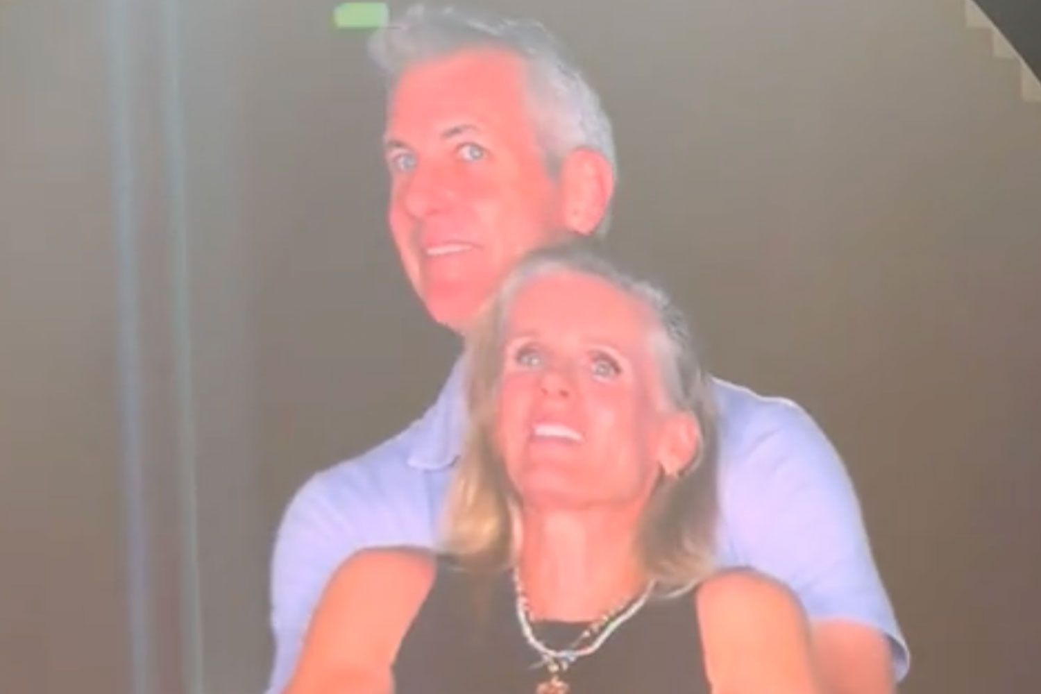 High Quality Coldplay kiss cam Blank Meme Template