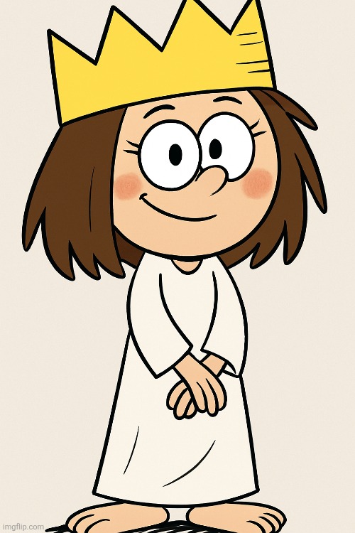 Little Princess In The Loud House Style | image tagged in the loud house | made w/ Imgflip meme maker