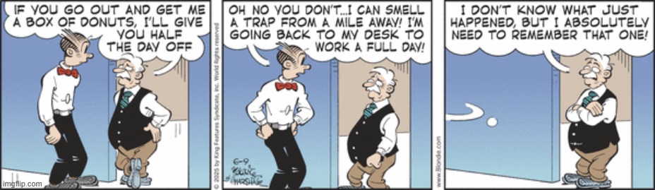 Blondie | image tagged in comics | made w/ Imgflip meme maker