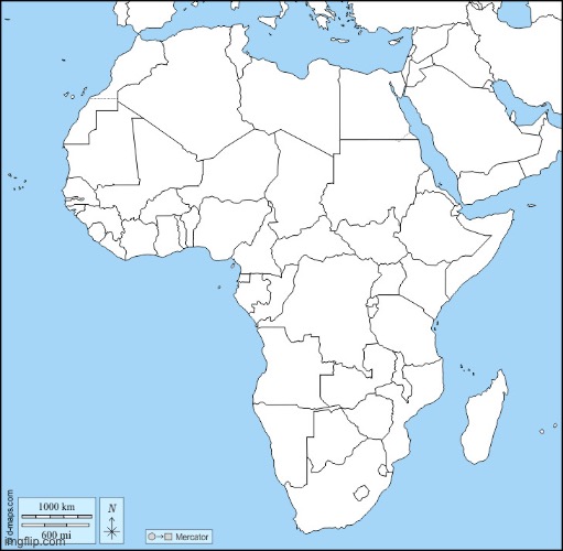 Is there anyone on Imgflip who lives here | image tagged in africa map | made w/ Imgflip meme maker