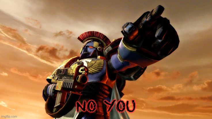 Pointing Marine | NO YOU | image tagged in pointing marine | made w/ Imgflip meme maker