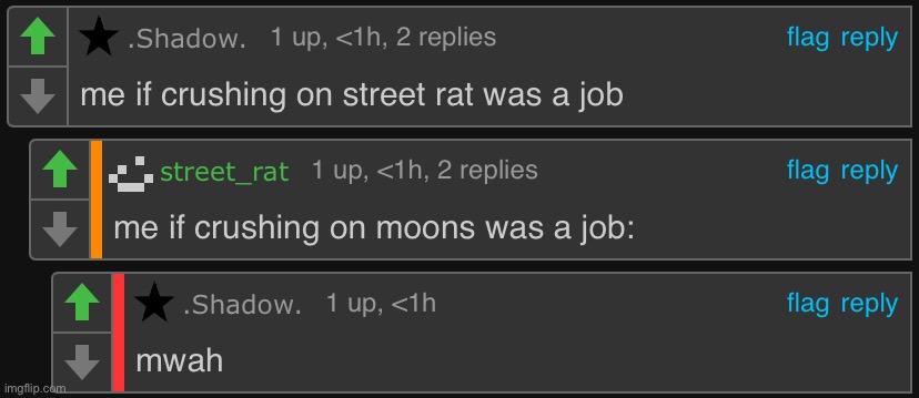 I ship it. MoonRat is better than InsaneRat | made w/ Imgflip meme maker