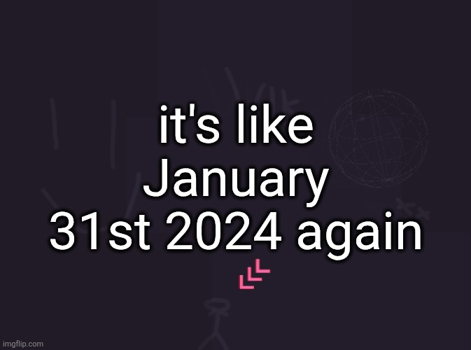 it's the day when the thigh reveal trend started and I know exactly who started it | it's like January 31st 2024 again | image tagged in vik's image | made w/ Imgflip meme maker