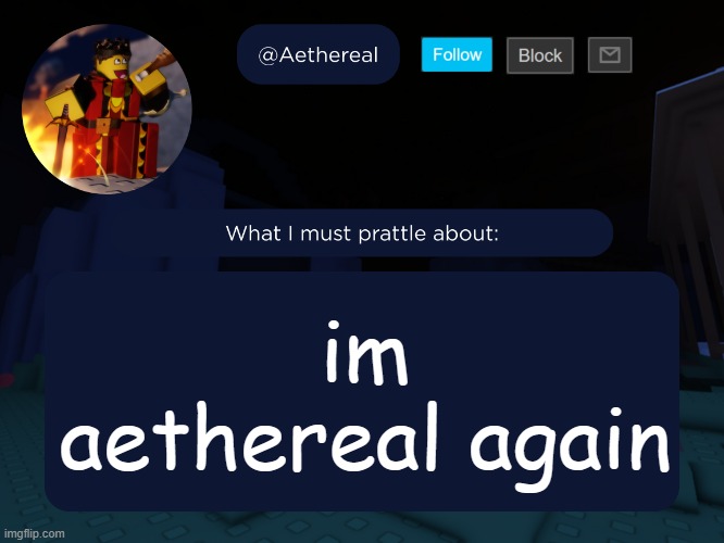 i ran out of meth | im aethereal again | image tagged in aethereal's forsaken template | made w/ Imgflip meme maker
