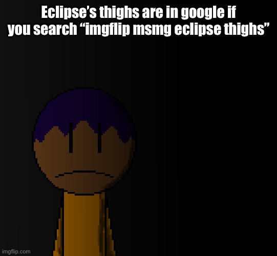 brother | Eclipse’s thighs are in google if you search “imgflip msmg eclipse thighs” | image tagged in brother | made w/ Imgflip meme maker