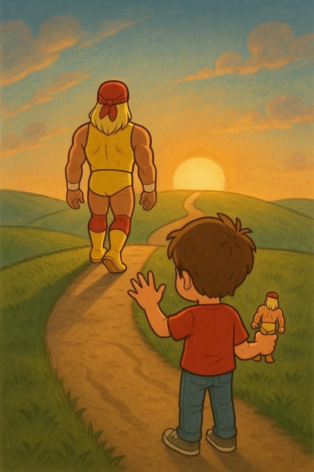 Hulk Hogan Heaven Blank Meme Template