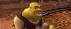 Crazy Shrek Blank Meme Template