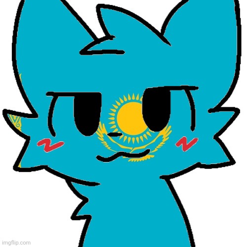 Kazakhstan furry but full size Blank Meme Template