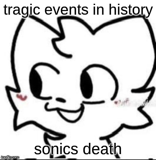 boykisser | tragic events in history; sonics death | image tagged in boykisser | made w/ Imgflip meme maker