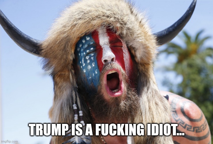 TRUMP IS A FUCKING IDIOT... | image tagged in magatuar | made w/ Imgflip meme maker