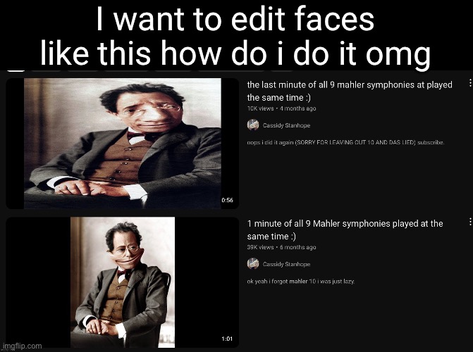 Giggigling rn | I want to edit faces like this how do i do it omg | made w/ Imgflip meme maker