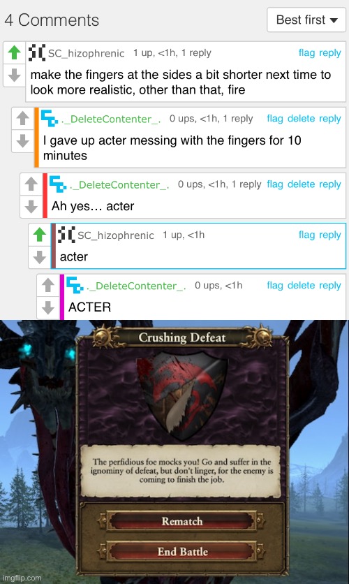 Minor Spelling mistake, I win | made w/ Imgflip meme maker