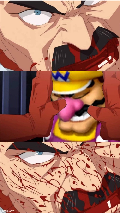 Omni Man kills Wario | image tagged in omni man,invincible | made w/ Imgflip meme maker