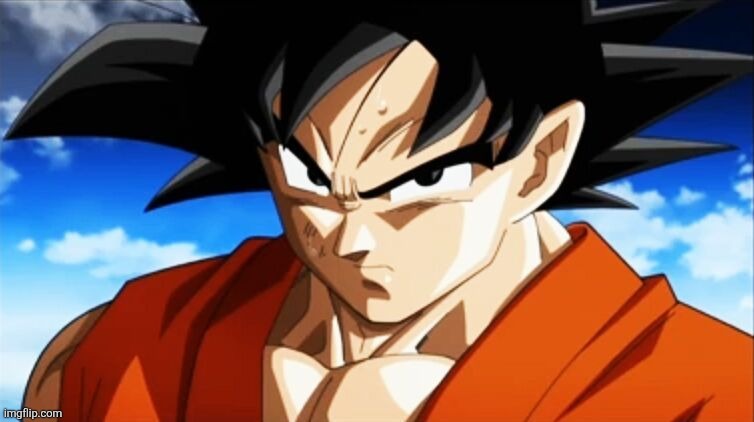 angry goku | image tagged in angry goku | made w/ Imgflip meme maker