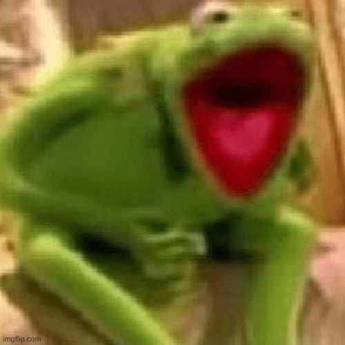 kermit laughing | image tagged in kermit laughing | made w/ Imgflip meme maker