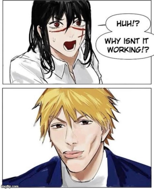 image tagged in denji,yoru,memes,chainsaw man | made w/ Imgflip meme maker