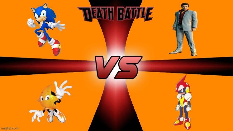 Sega Battle Royale | image tagged in death battle 4 way,sonic the hedgehog,sega | made w/ Imgflip meme maker