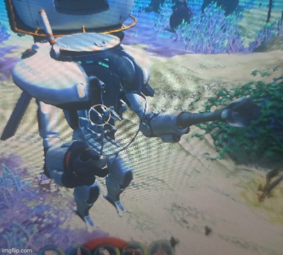 Got a prawn suit, and after some heart attacks in deep twisty I got blueprints for some seatruck modules | made w/ Imgflip meme maker