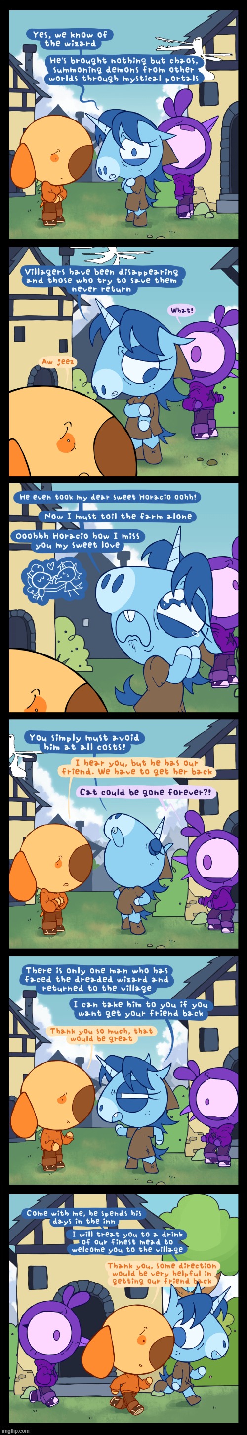 image tagged in bird,dog,unicorn,frog,wizard,inn | made w/ Imgflip meme maker
