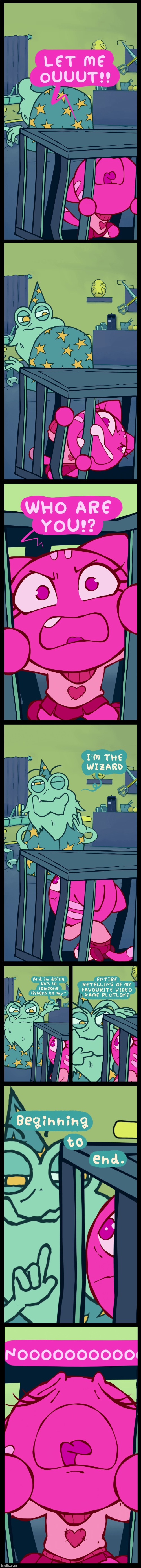 image tagged in cat,frog,wizard,video game,lore,noooooooooooooooooooooooo | made w/ Imgflip meme maker