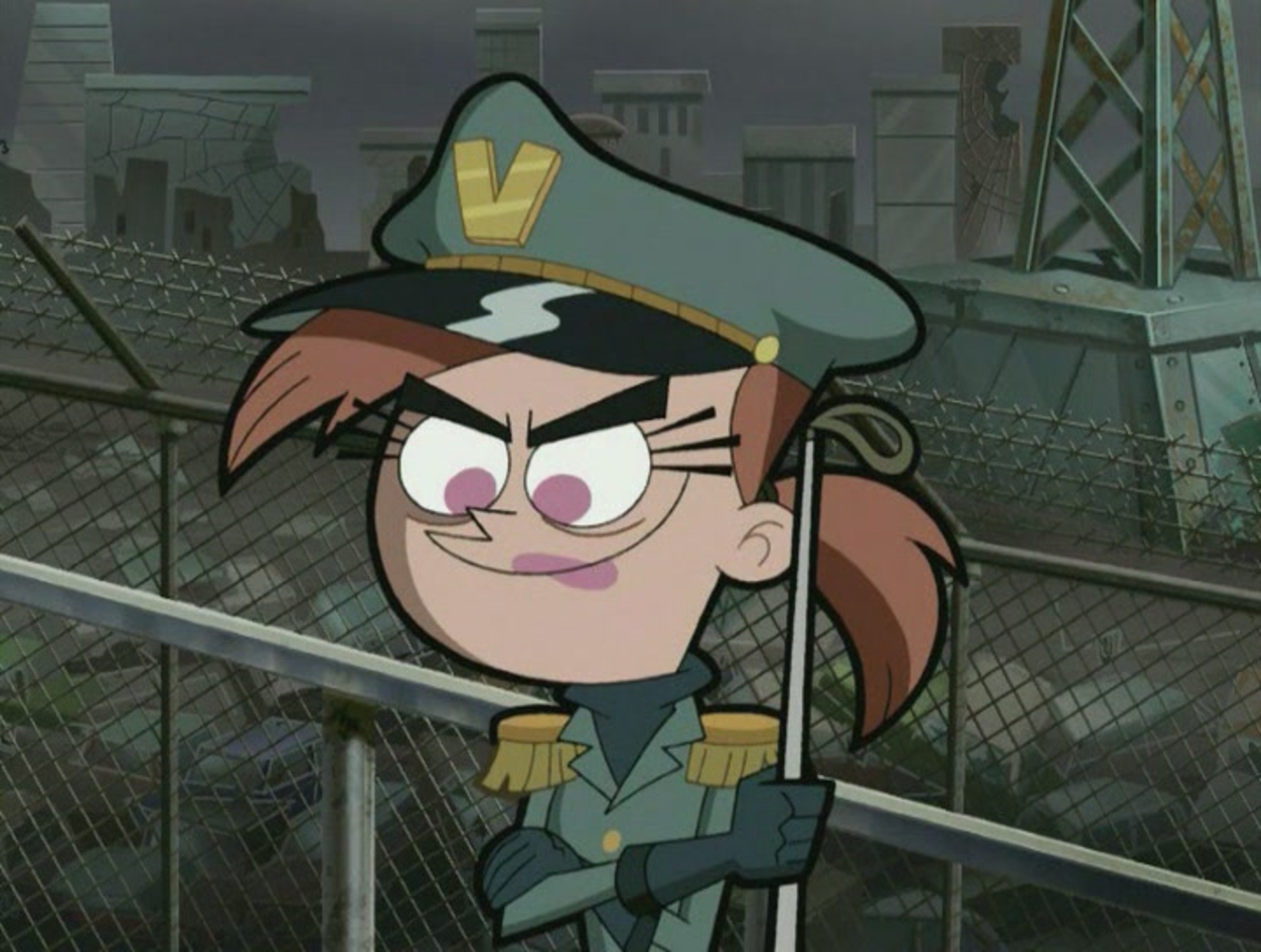 Vicky the Dictator Blank Meme Template