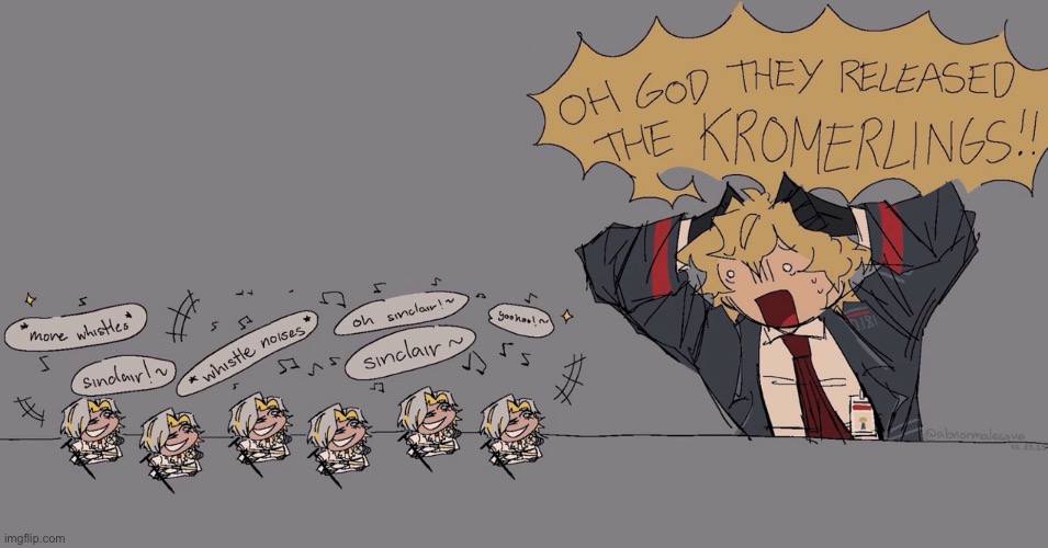 I feel that kromer probably doens’t wipe | image tagged in limbus company,project moon,gacha,smelly femcel,memes,shitpost | made w/ Imgflip meme maker
