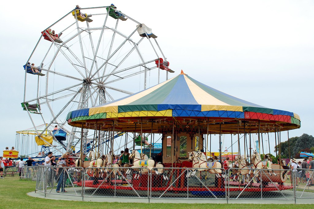 High Quality Ferris wheel merry go round Blank Meme Template