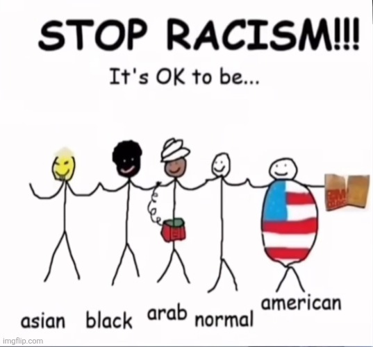 BE RACIST | made w/ Imgflip meme maker