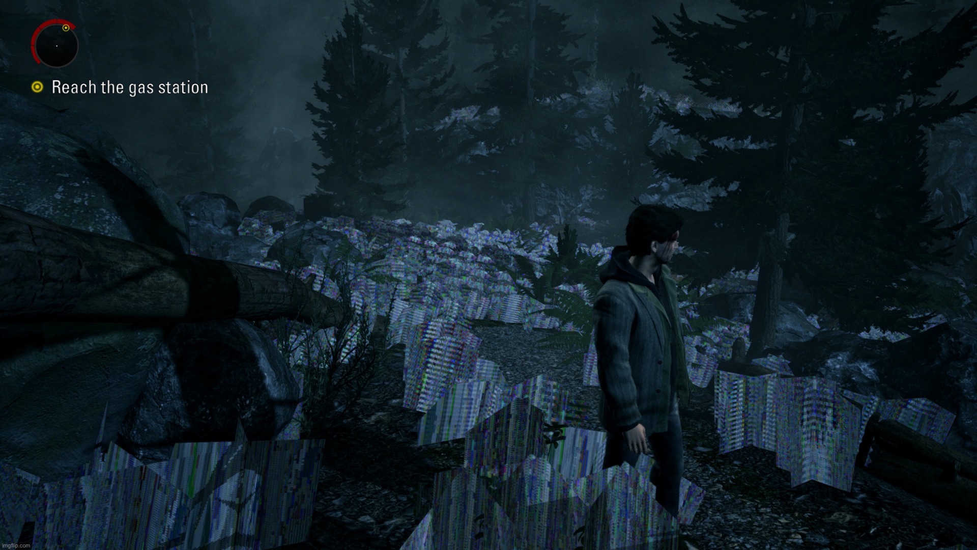 Alan Wake doesn’t know how to render plants. | made w/ Imgflip meme maker