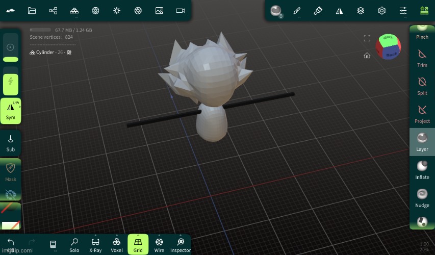 3d modelling skrunkly rn | made w/ Imgflip meme maker