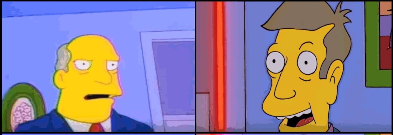Skinners yes Blank Meme Template