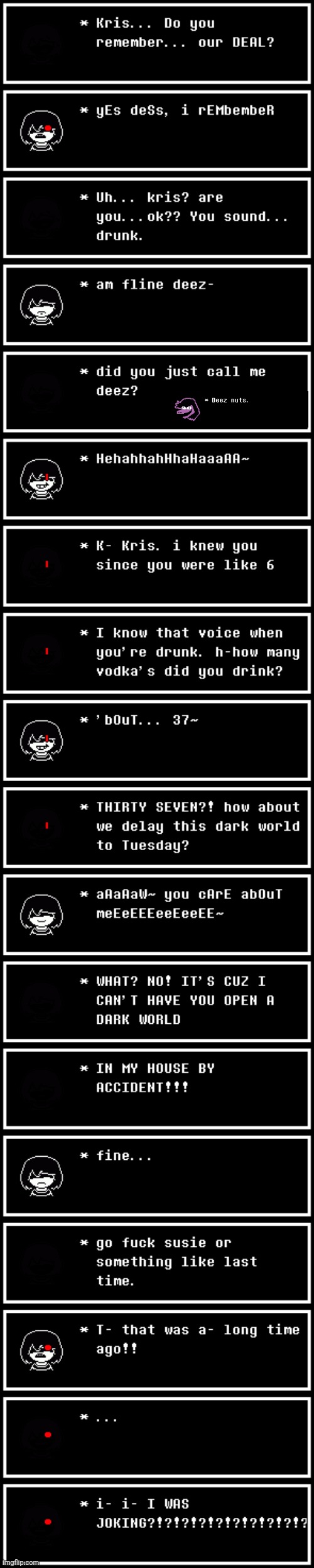 mmmh tasty | image tagged in deltarune,memes | made w/ Imgflip meme maker