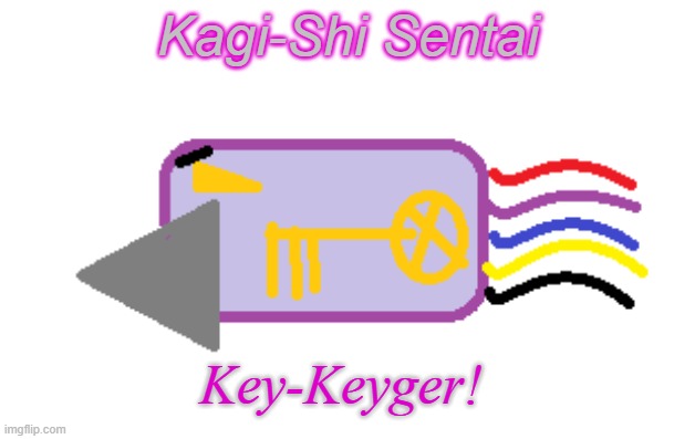 Key-Keyger! | Kagi-Shi Sentai; Key-Keyger! | image tagged in key,doors,flowers,super sentai,power rangers | made w/ Imgflip meme maker