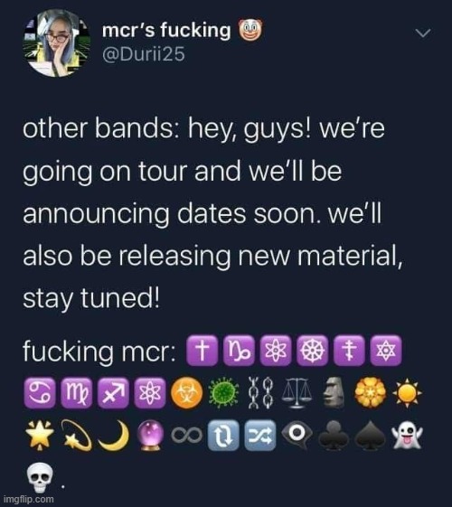 we're getting mcr5 trust | made w/ Imgflip meme maker