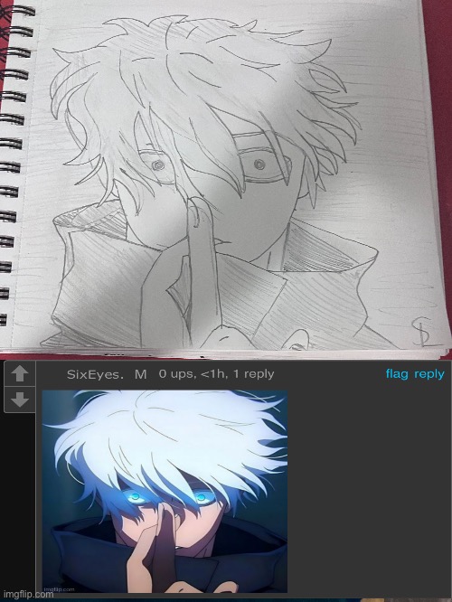 Sixeyes. Request | made w/ Imgflip meme maker