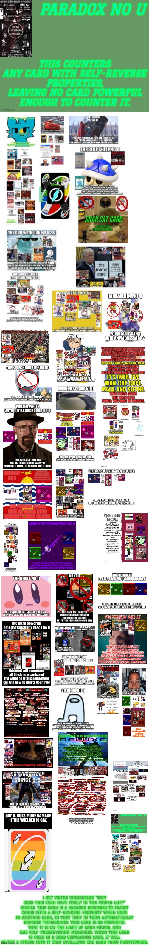 Paradox No U Blank Meme Template