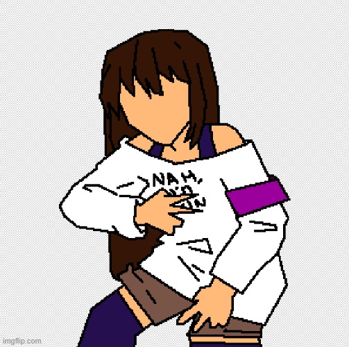 now for the HARDEST part of pixel art: removing the lines. | made w/ Imgflip meme maker