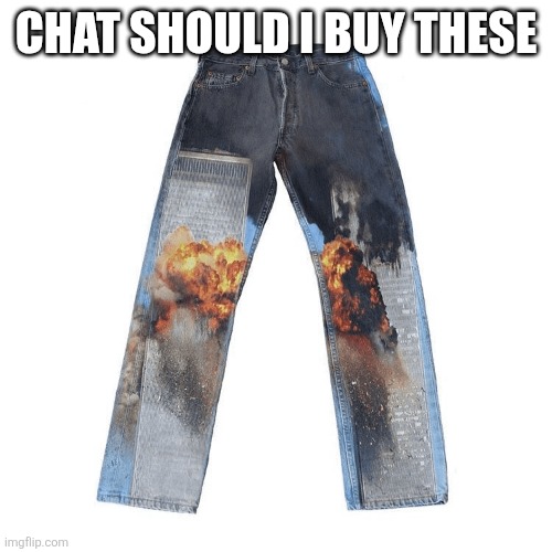 CHAT SHOULD I BUY THESE | made w/ Imgflip meme maker