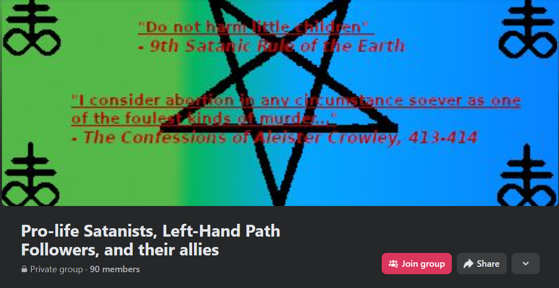 Pro Life Satanist Blank Meme Template
