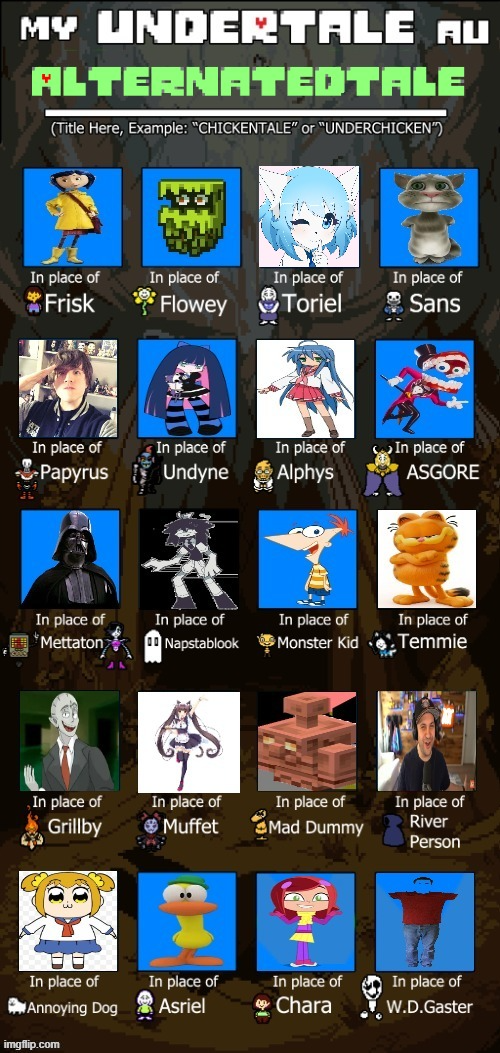 Alternatedtale (3.0 Newer and More Better Version) Blank Meme Template