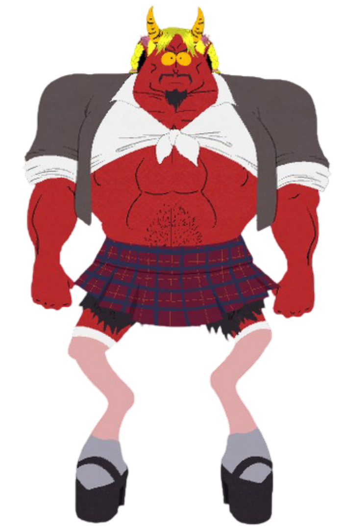 Satan - South Park Blank Meme Template