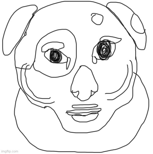 This is how I draw dogs, am I a furry? | made w/ Imgflip meme maker