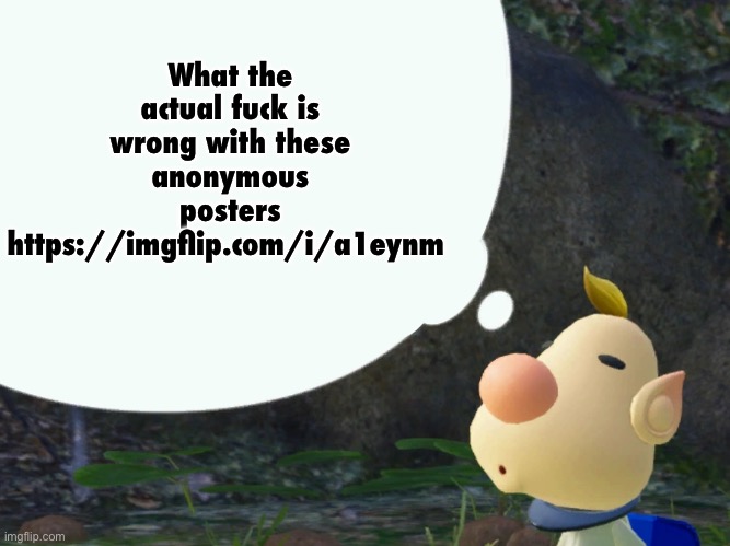 These kinds of people need to be stopped | What the actual fuck is wrong with these anonymous posters https://imgflip.com/i/a1eynm | image tagged in louie | made w/ Imgflip meme maker