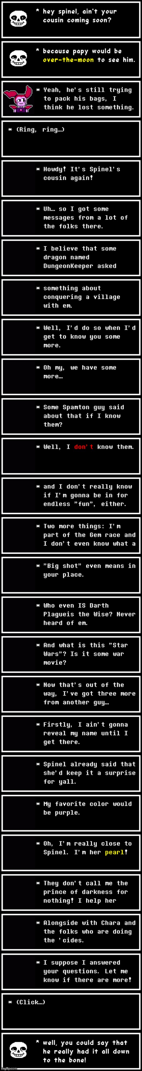 Answered Questions from the Q&A (Due to a problem with sprites, I made it look like he lost something). | made w/ Imgflip meme maker
